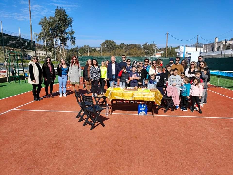 Λέρος: Παρουσία Δημάρχου η κοπή της βασιλόπιτας του Leros Tennis Club