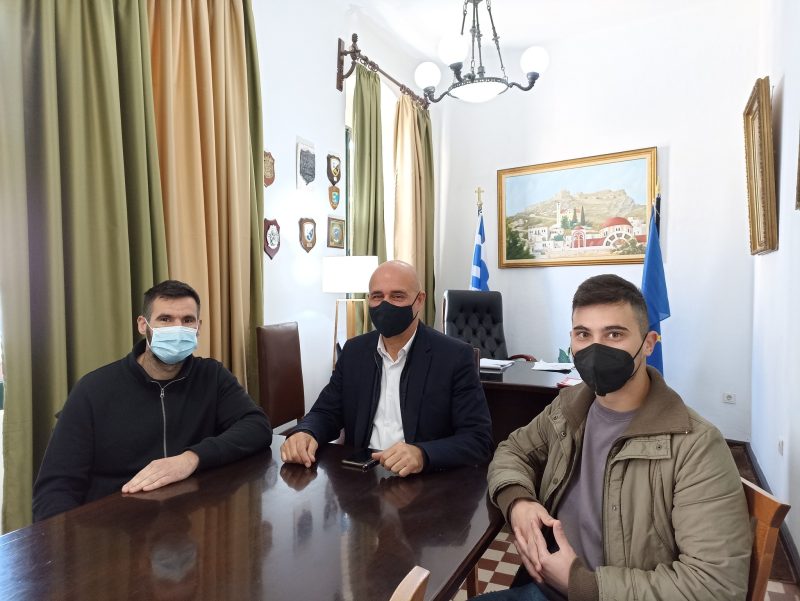 ΣΥΝΑΝΤΗΣΗ ΔΗΜΑΡΧΟΥ ΛΕΡΟΥ ΜΕ ΤΟΝ ΝΕΟ ΔΙΟΙΚΗΤΗ ΤΟΥ ΑΤ ΛΕΡΟΥ