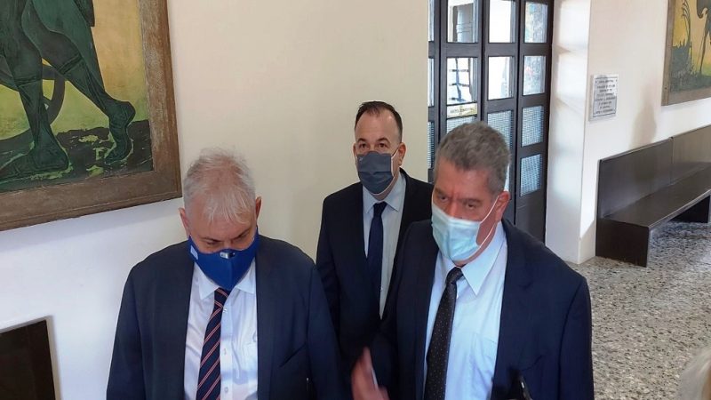 Ο Βουλευτής Δωδεκανήσου Ιωάννης Παππάς συνόδευσε τον γ.γ του Υπ.Δικαιοσύνης κ.Πάνο Αλεξανδρή κατά την επίσκεψη του στη Ρόδο