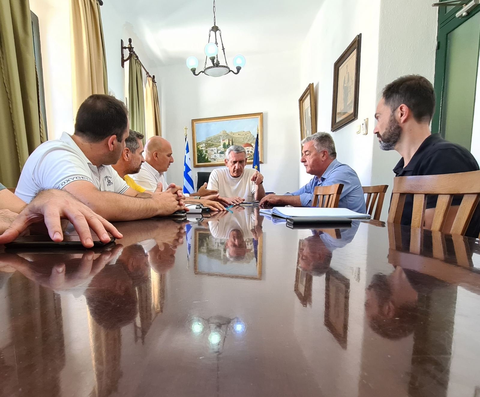 Λέρος: Δομές υγείας και έργα υποδομής, στο επίκεντρο της επίσκεψης του Περιφερειάρχη