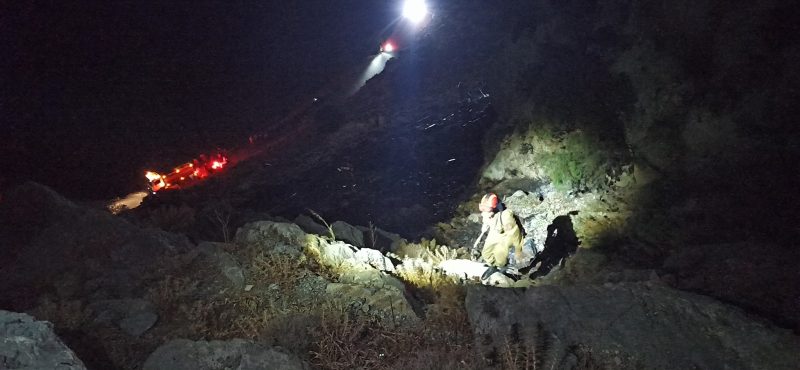 Λέρος: Υπό έλεγχο η πυρκαγιά στην περιοχή του Κάστρου