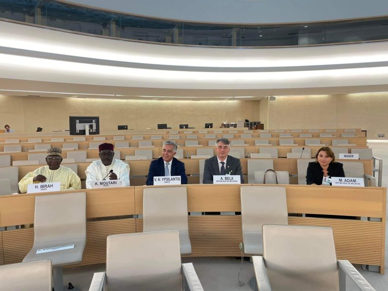 Ο Βασίλης Α. Υψηλάντης στον Οργανισμό Ηνωμένων Εθνών (Ο.Η.Ε.) στην Γενεύη