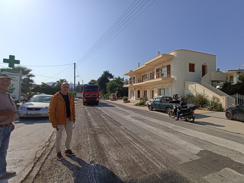 Λέρος: Ξεκίνησαν οι ασφαλτοστρώσεις του επαρχιακού οδικού δικτύου