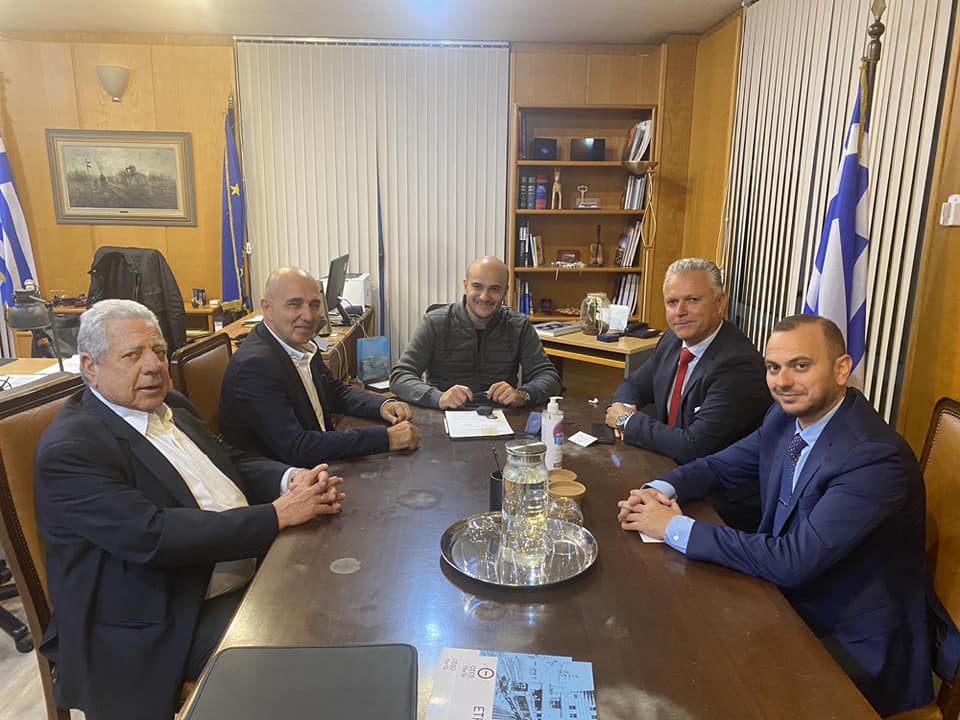 Συνάντηση των Δημάρχων Λέρου, Πάτμου, Λειψών και Αγαθονησίου με τον Γεν. Γραμ. Μεταφορών με θέμα «Νέο Αεροδρόμιο στη Λέρο»