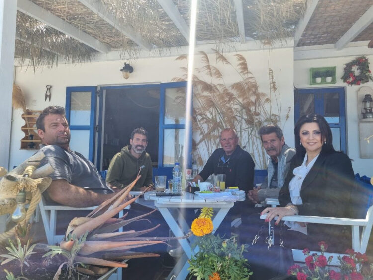 Επίσκεψη της Κατερίνας Εμμανουήλ στην Τήλο