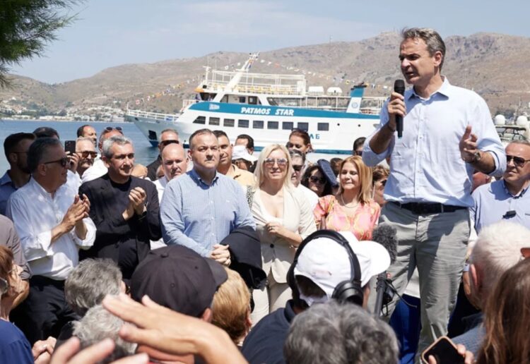 Μήνυμα φιλίας Μητσοτάκη στην Τουρκία από Λέρο: Δεν είμαστε καταδικασμένοι να είμαστε εχθροί