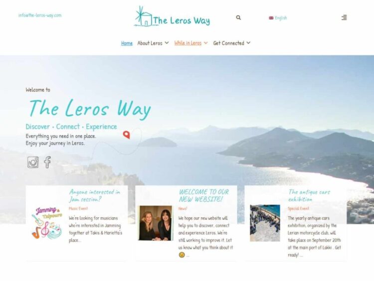 Λέρος: Νέο διαδικτυακό Portal leros-way.com: Η Απόλυτη Ψηφιακή Πύλη για να Εξερευνήσετε και να ζήσετε στο Νησί της Λέρου