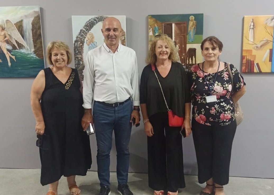 Ο Δήμαρχος Λέρου κ. Μιχάλης Κόλιας στο «Leros Art Festival» που διοργανώθηκε στο χώρο του Ναυτικού ομίλου Λέρου