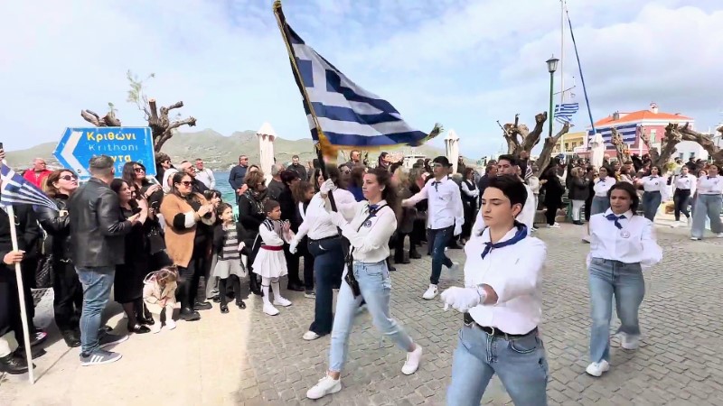 Λέρος: Με εθνική υπερηφάνεια ο εορτασμός της 25ης Μαρτίου 1821