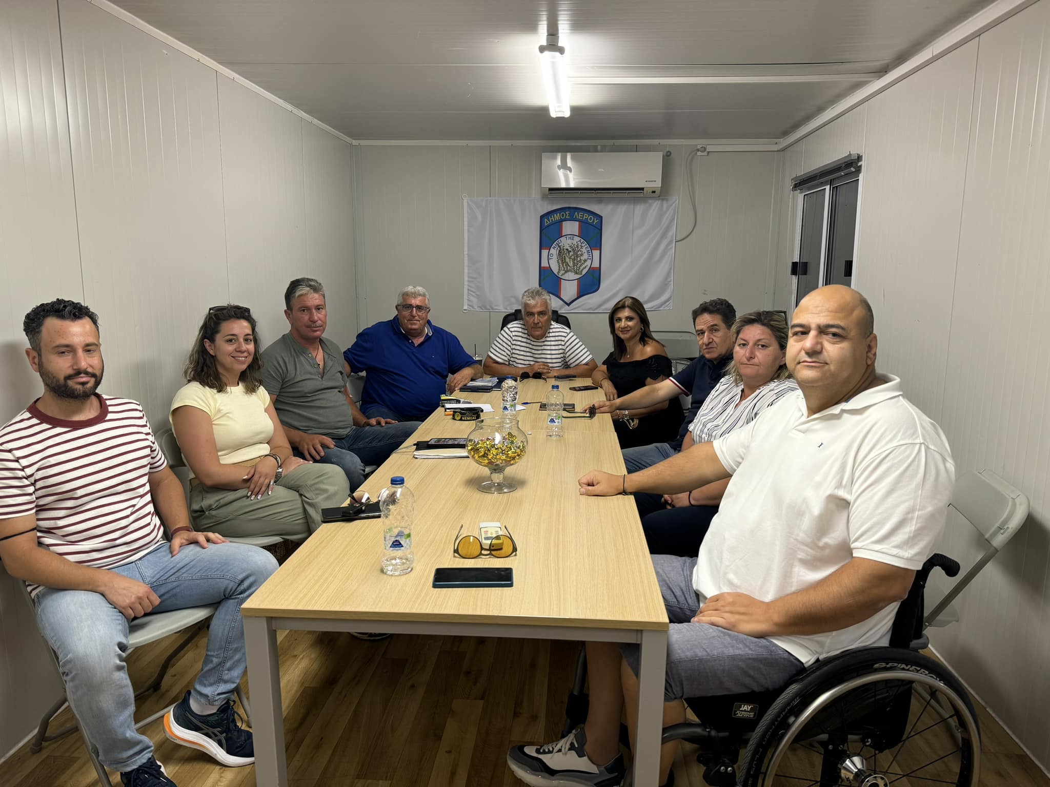 Λέρος: Ενημερωτική συνάντηση Δημάρχου με τον Αντιπεριφερειάρχη Πρωτογενή Τομέα κ.Φιλήμονα Ζανετίδη