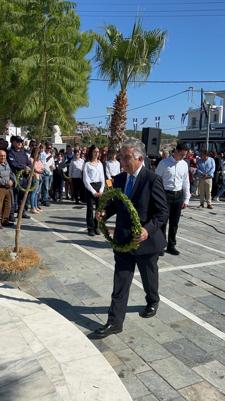 Ο Βασίλης Α. Υψηλάντης στον Αρχάγγελο για την 84η Επέτειο του ΟΧΙ