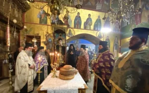 Λέρος: Ο εορτασμός της Κοιμήσεως της Οσίας Γαβριηλίας