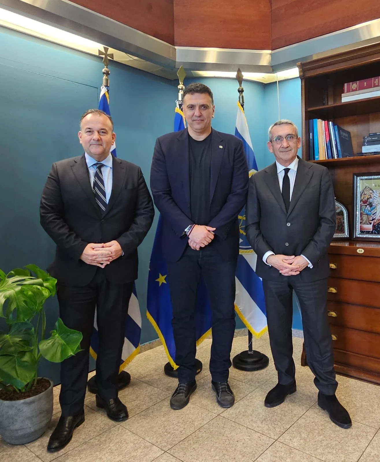 Γιάννης Παππάς: Συνάντηση εργασίας με τον Υπουργό Ναυτιλίας & Νησιώτικης Πολιτικής κ.Βασίλη Κικίλια.