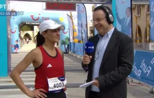 Ράνια Ρεμπούλη: Με δάκρυα στα μάτια η νικήτρια του Μαραθωνίου στη Ρόδο: «Αφιερώνω τον αγώνα στον μπαμπά»