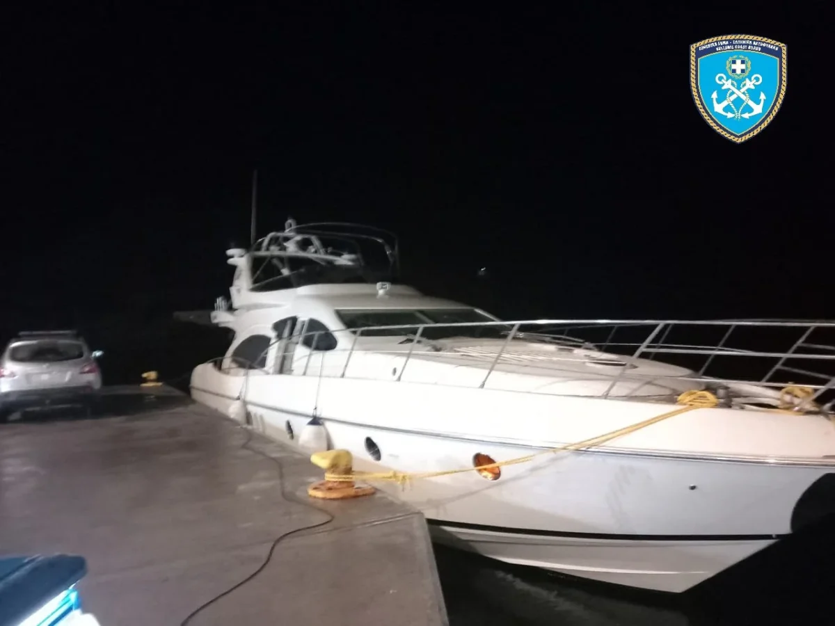 Πάτμος: Ακυβερνησία Θ/Γ σκάφους και σύλληψη δύο διακινητών