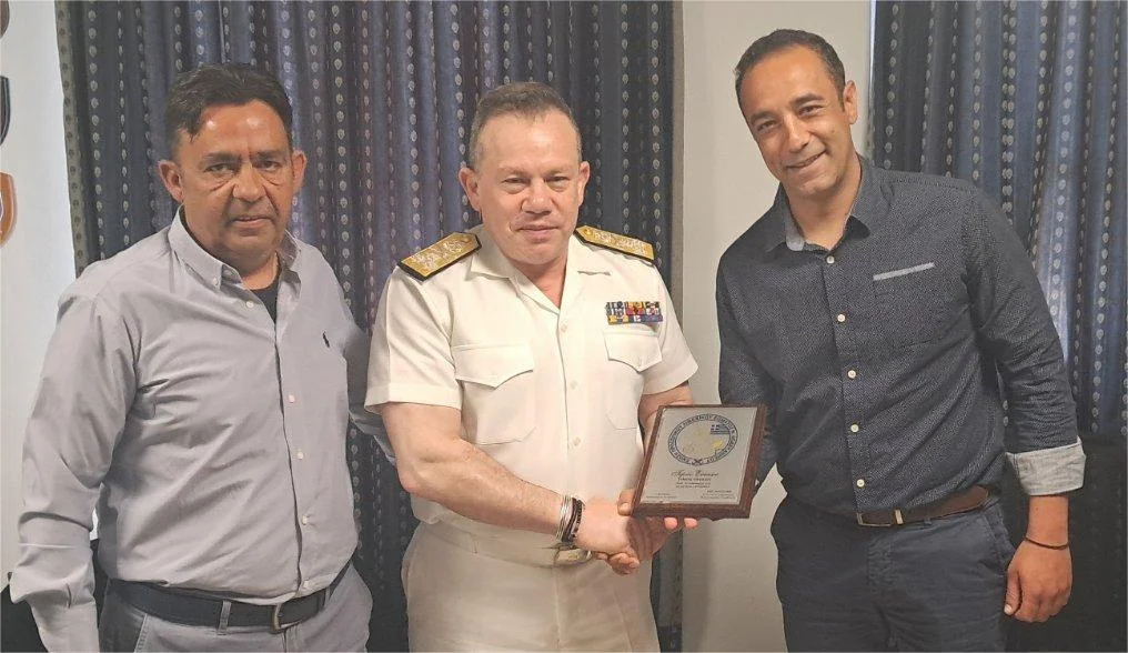 Λιμενικό: Συνάντηση της Ε.Π.Λ.Σ Δωδεκανήσου με τον Αρχηγό Λ.Σ.-ΕΛ.ΑΚΤ. Αντιναύαρχο Λ.Σ. ΚΟΝΤΙΖΑ