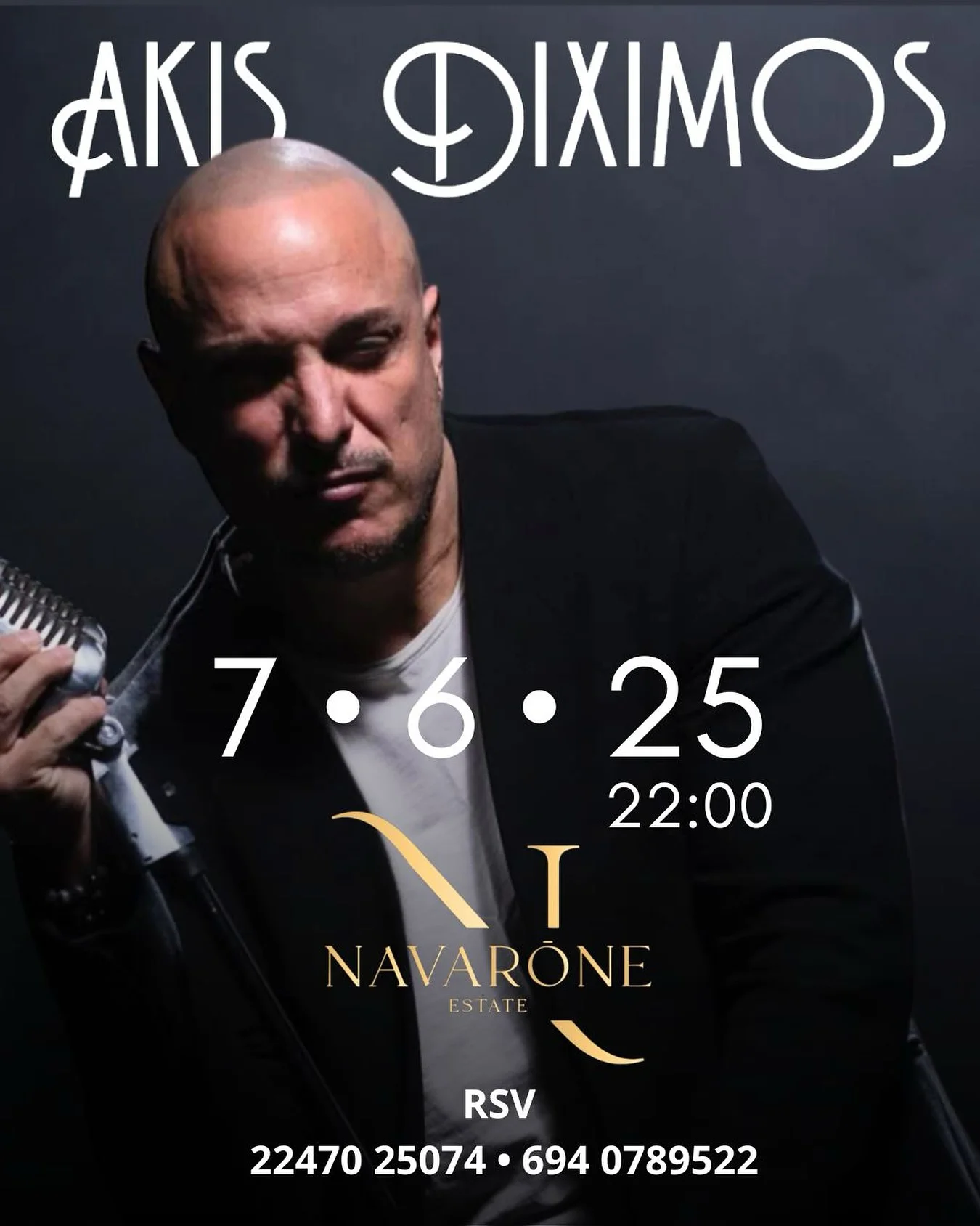 Λέρος: Σάββατο στο NAVARONE με σούπερ Live Άκης Δείξιμος