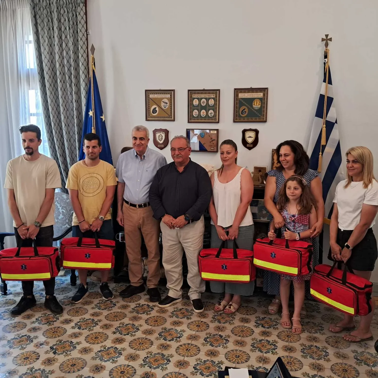 Έπαρχος Π.Ε. Καλύμνου: Στήριξη στην Παιδεία &#038; την Υγεία της Καλύμνου