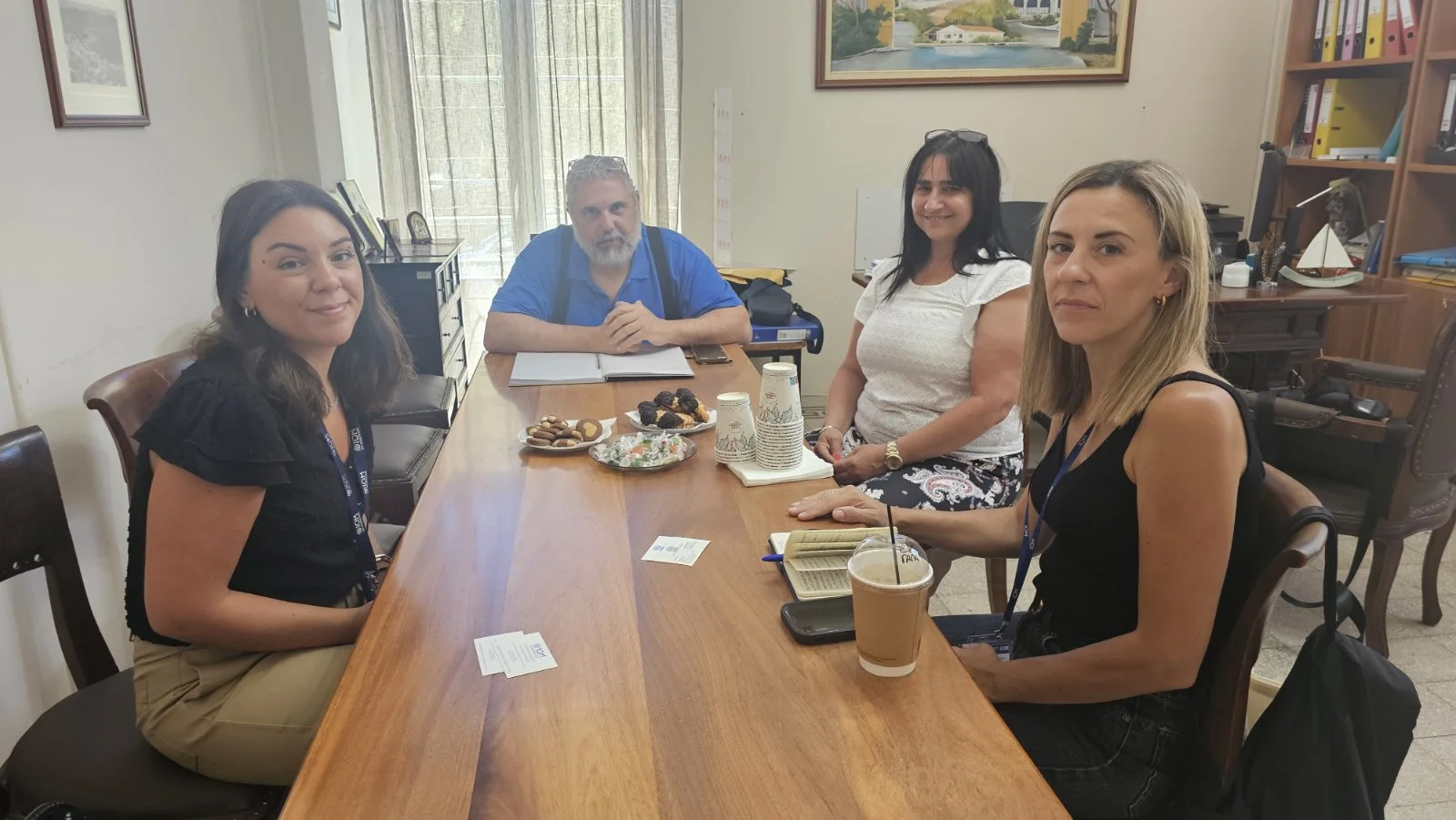 Λέρος: Συνάντηση του Διοικητή του Νοσοκομείου με αντιπροσωπεία του Διεθνούς Οργανισμού Μετανάστευσης