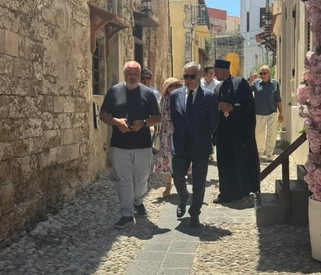 Παρουσία του Κοσμήτορα και Βουλευτή Δωδεκανήσου Βασίλη Α. Υψηλάντη στην Εκδήλωση Μνήμης της Ισραηλιτικής Κοινότητας Ρόδου