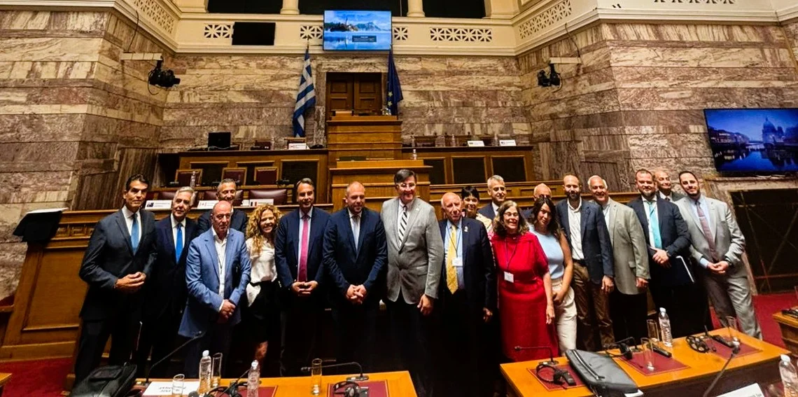 Ο Κοσμήτορας της Βουλής και Βουλευτής Δωδεκανήσου Βασίλης Α. Υψηλάντης στη 15η Γενική Συνέλευση της Παγκόσμιας Διακοινοβουλευτικής Ένωσης Ελληνισμού (ΠΑ.Δ.Ε.Ε.)