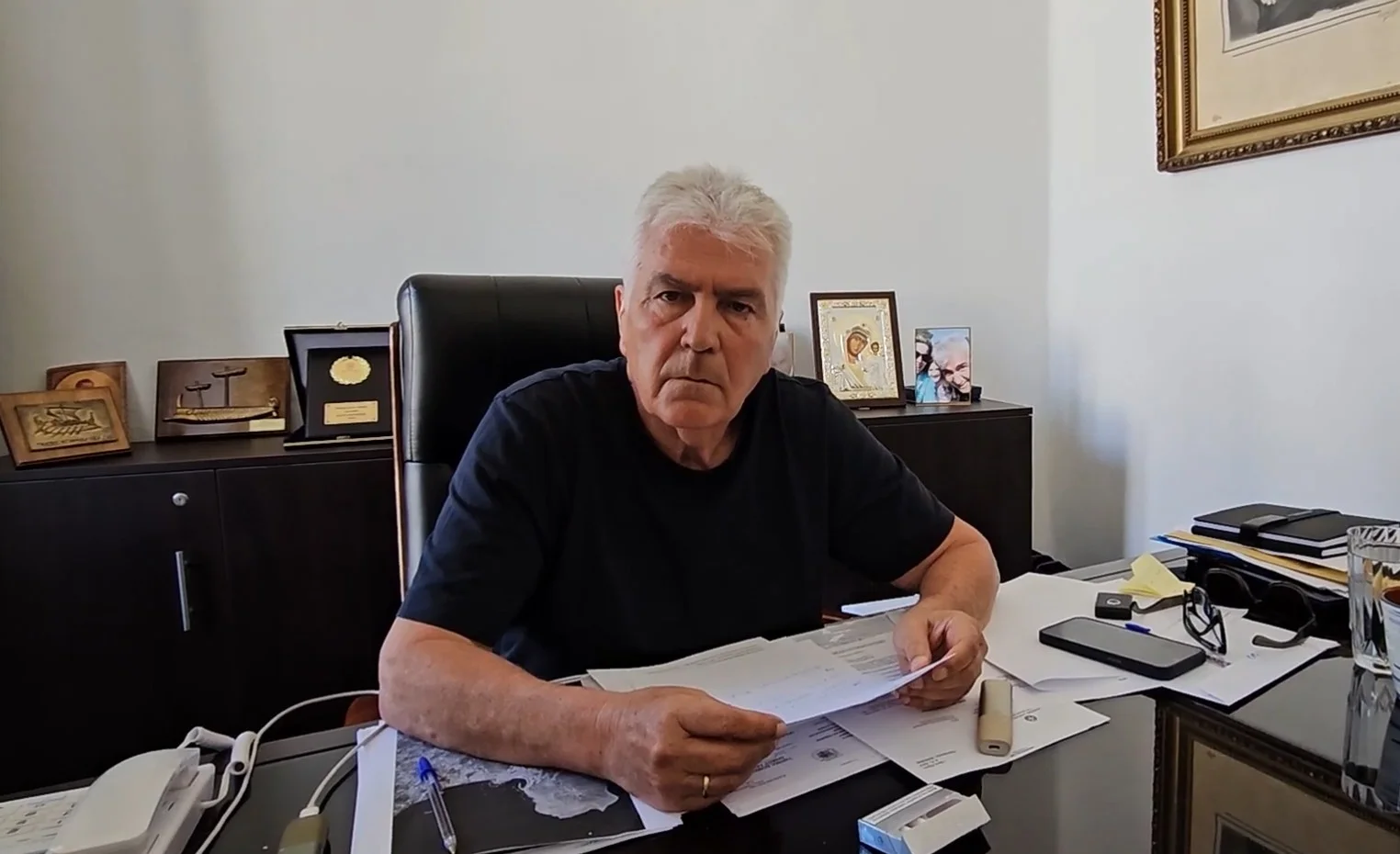 Τι αναφέρει ο Δήμαρχος Λέρου για τη πυρκαγιά στη Γούρνα