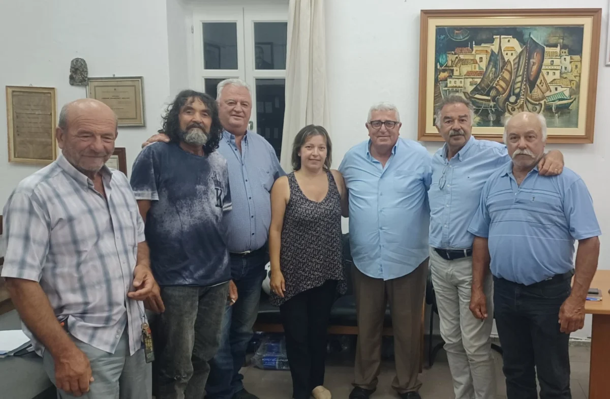 Στην Αστυπάλαια ο Αντιπεριφερειάρχης Πρωτογενούς Τομέα, Φ. Ζαννετίδης