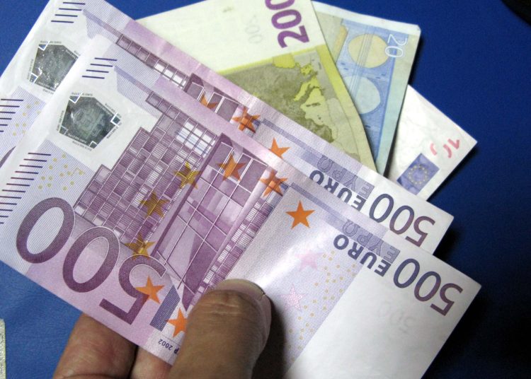 Χαρτονομίσματα Ευρώ / Φωτο αρχείου: Eurokinissi