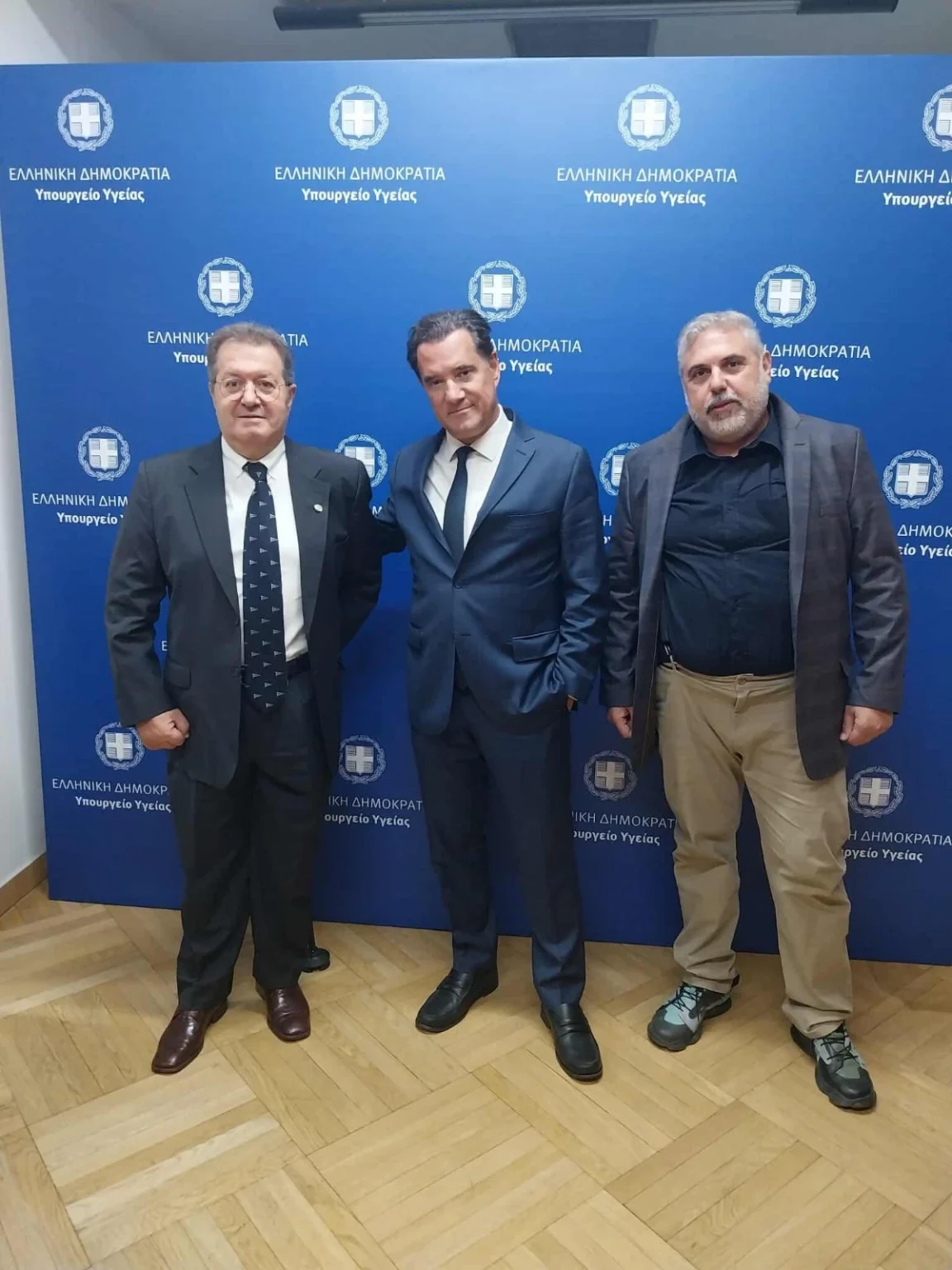 Λέρος: Συνάντηση Διοικητή του Νοσοκομείου με τον Υπουργό Υγείας παρουσία του Παντελή Μαραβέλια