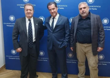 Λέρος: Συνάντηση Διοικητή του Νοσοκομείου με τον Υπουργό Υγείας παρουσία του Παντελή Μαραβέλια