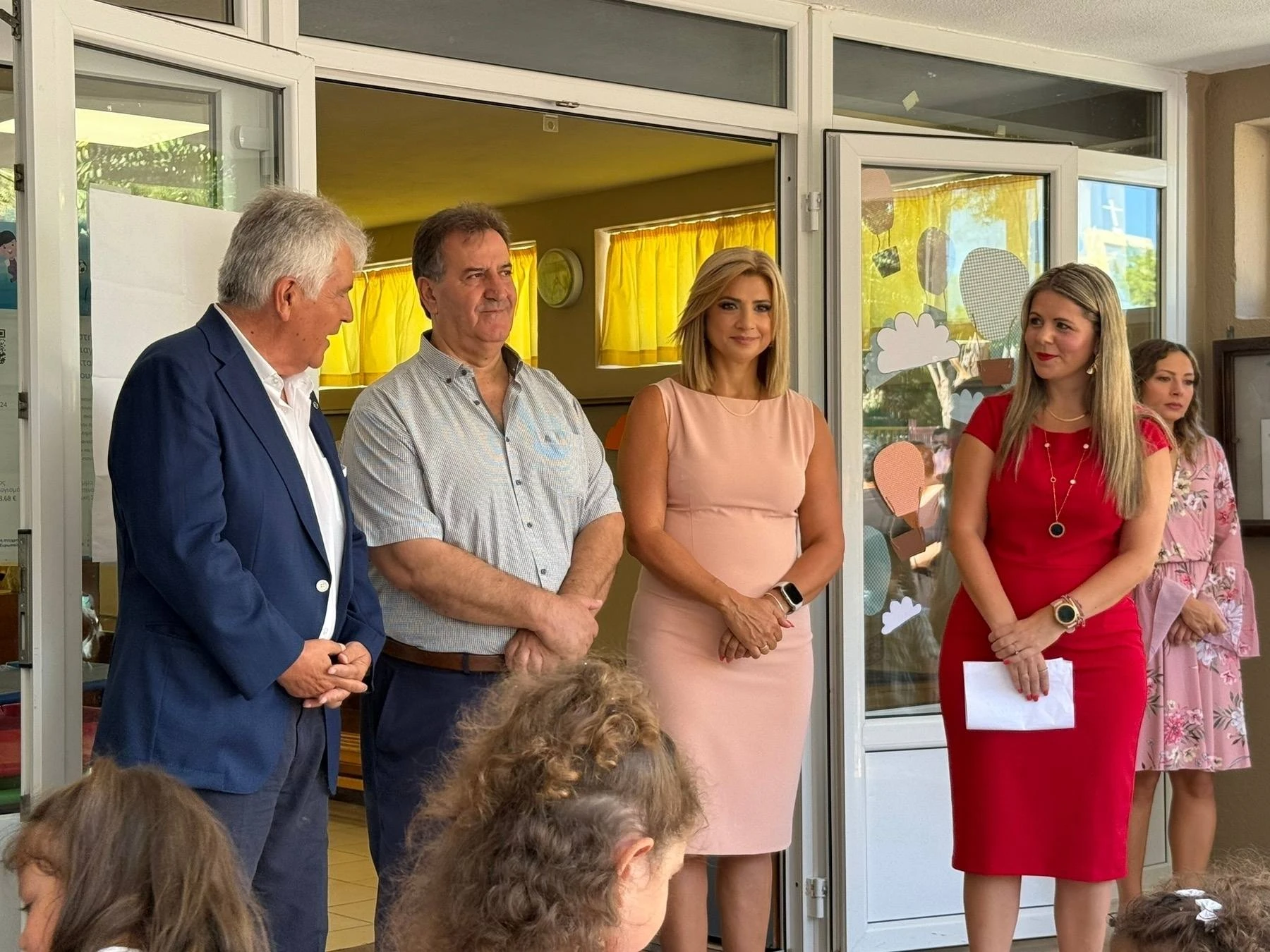 Η Συντονίστρια για τα Δικαιώματα του παιδιού, παρευρέθηκε στον αγιασμό των σχολείων της Λέρου