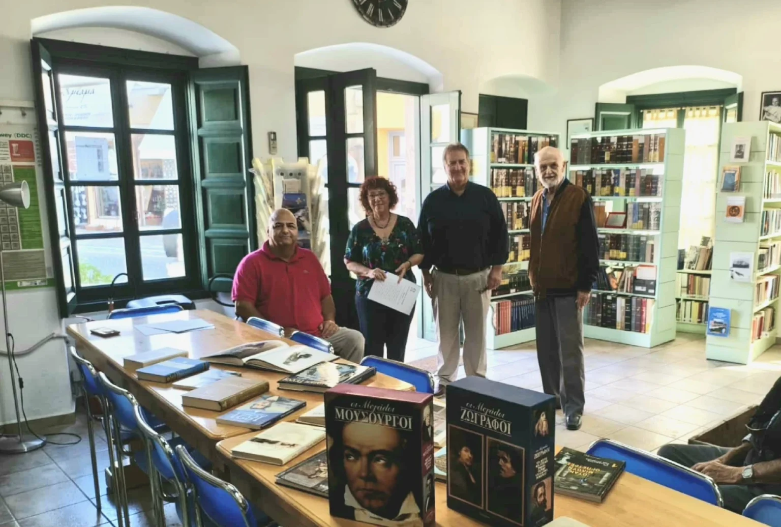Λέρος: Δωρεά 74 τόμων στην Δημοτική Βιβλιοθήκη