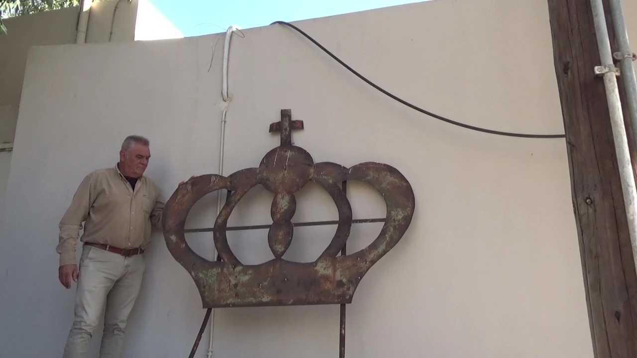 Φράγκος Ντιπιέρο: &#8220;Η μεταλλική σιδερένια κορώνα του Βασιλιά, στο νησί της Λέρου&#8221;