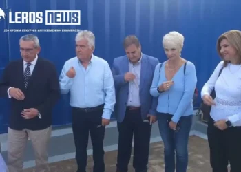 Λέρος: Ολοκληρώθηκε η τελετή εγκαινίων των μονάδων αφαλάτωσης – 4 εκ. ευρώ από Χατζημάρκο για ηλεκτροφωτισμό του οδικού δικτύου
