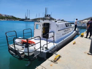 Διακομιδή 58χρονου από το λιμάνι των Λειψών στη Λέρο