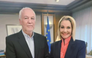 Το Σπίτι του Παιδιού στη Ρόδο και η περαιτέρω αναβάθμιση των κτιριακών υποδομών στη συνάντηση της Μίκας Ιατρίδη με τον αρμόδιο Υπουργό Δικαιοσύνης, Γιώργο Φλωρίδη