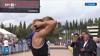 Με την εικόνα του Πανορμίτη στο χέρι, η Λεριά αθλήτρια Ράνια Ρεμπούλη τερμάτισε 3η στον 42ο Αυθεντικό Μαραθώνιο Αθήνας (video)