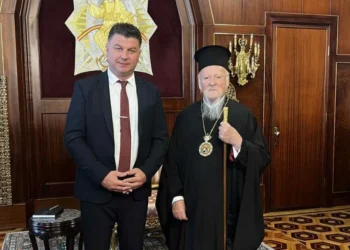 Συνάντηση Δημάρχου Πάτμου Νικήτα Τσαμπαλάκη με τον Πατριάρχη στο Φανάρι