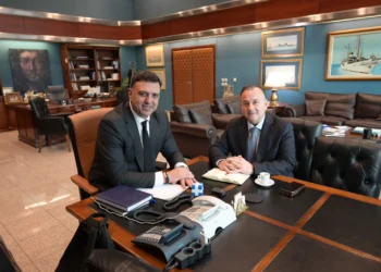 Γιάννης Παππάς: Συνάντηση εργασίας με τον Υπουργό Ναυτιλίας και Νησιωτικής Πολιτικής, Βασίλη Κικίλια