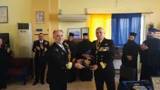 Λέρος: Αλλαγή διοίκησης στην ΥΝΤΕΛ με τιμή και αναγνώριση στον Αρχιπλοίαρχο Συρόπουλο