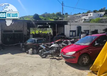 Λέρος: Ρεπορτάζ από το σημείο της ανθρωποκτονίας – Αποκλεισμένο με κορδέλα το συνεργείο