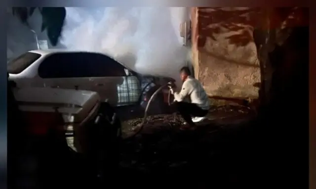 Λέρος: Πυρκαγιά σε σταθμευμένο όχημα στο Λακκί – Άμεση κινητοποίηση Δήμου και εθελοντών