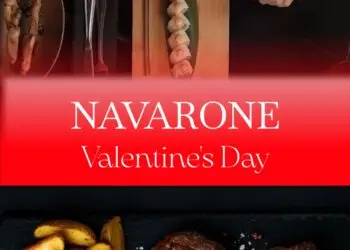 NAVARONE: Εορταστικό μενού για τη γιορτή του Αγίου Βαλεντίνου