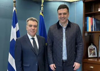 Συνάντηση Μάνου Κόνσολα με τον Υπουργό Ναυτιλίας, κ. Κικίλια και το Γ.Γ. κ. Κυριαζόπουλο