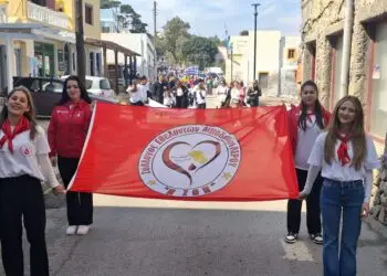 Συμμετοχή της ΤΕΝΕΑΛ του Συλλόγου Εθελοντών Αιμοδοτών Λέρου στην παρέλαση της 25ης Μαρτίου