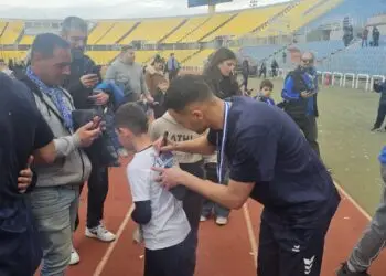 Στιγμές λατρείας για τον Θεοδόση Μαχαίρα από τους φίλους του Ηρακλή!