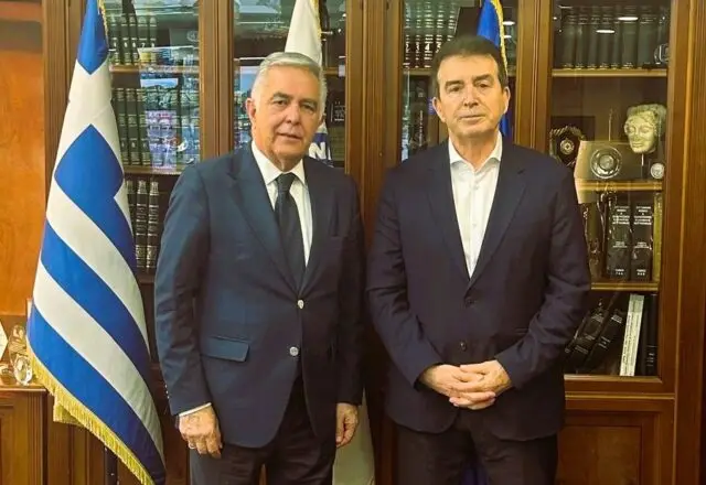 Λέρος: Σκέψεις για μεταστέγαση του Αστυνομικού Τμήματος στο ΠΙΚΠΑ &#8211; Συνάντηση του Βασίλη Α. Υψηλάντη με τον Υπουργό Προστασίας του Πολίτη