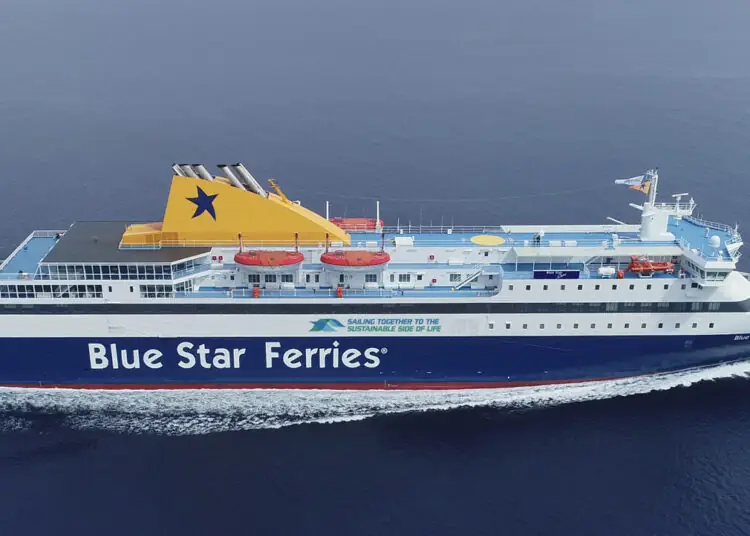 Το πλοίο Blue Star Chios / Φωτο: Blue Star Ferries