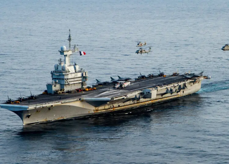 The French Navy aircraft carrier FS Charles de Gaulle / U.S. Navy photo