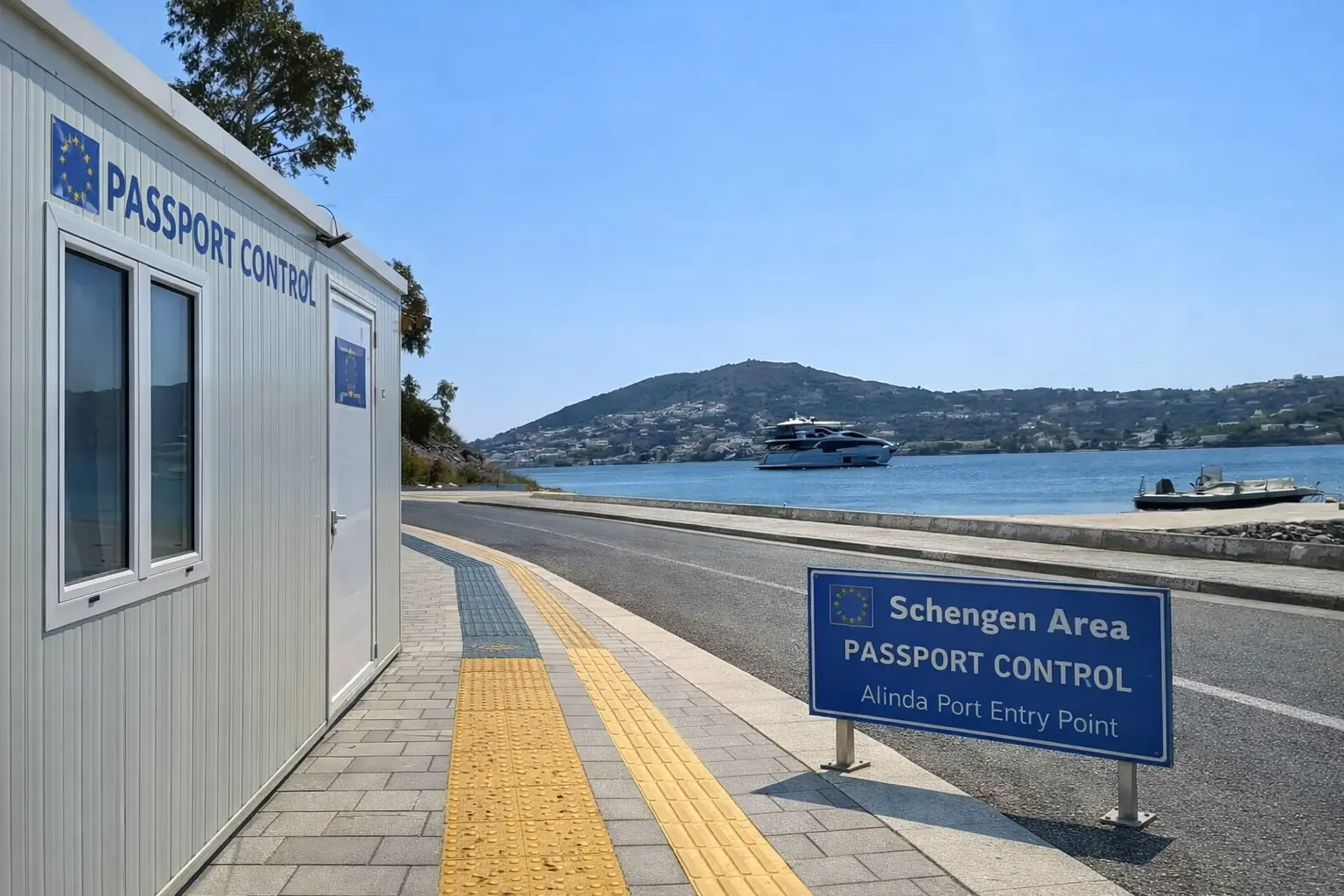 Λέρος: Στο αγκυροβόλιο Αλίντων η νέα Πύλη Εισόδου &#8211; Εξόδου Σένγκεν